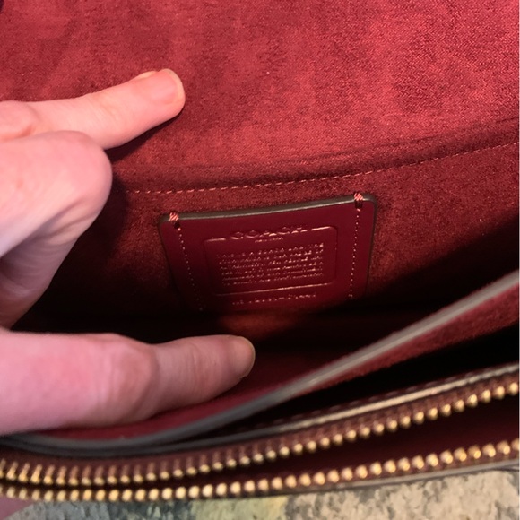 Coach Klare Quilted Linear Rainbow Leather Crossbody Purse SOLD OUT - Picture 8 of 13